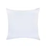 Homezia 18" X 18" Yellow And Teal 100% Cotton Striped Zippered Pillow