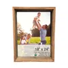 Homezia 18" X 24" Rustic Weathered Grey Picture Frame With Hanger