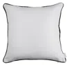Homezia 18" Yellow And White Throw Pillow Cover