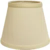 Homezia 19" Ivory Empire Slanted No Slub Lampshade