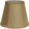 Homezia 19" Pale Brown Empire Slanted No Slub Lampshade