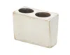 Homezia 2" Wide Pillar Centerpiece Votive Candle Holder