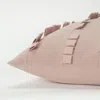 Homezia 20" Blush Cotton Pillow