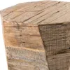 Homezia 20" Brown Solid Wood End Table