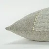Homezia 20" Gold And Ivory Cotton Pillow