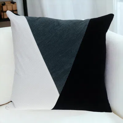 Homezia 20" Multicolor Cotton Blend Throw Pillow