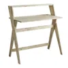 Homezia 20" Natural Wood Writing Desk