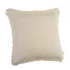 Homezia 20" X 20" 100% Cotton Zippered Pillow
