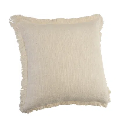 Homezia 20" X 20" 100% Cotton Zippered Pillow