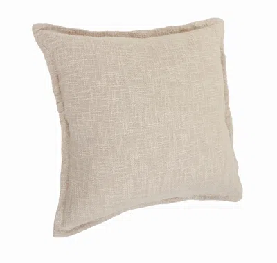 Homezia 20" X 20" Birch 100% Cotton Zippered Pillow
