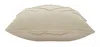 Homezia 20" X 20" Birch And White 100% Cotton Geometric Zippered Pillow
