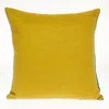Homezia 20" X 20" Black And Brown Geometric Zippered 100% Cotton Throw Pillow