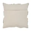 Homezia 20" X 20" Black And Ivory Linen Cotton Blend Zippered Pillow