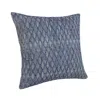 Homezia 20" X 20" Blue 100% Cotton Geometric Zippered Pillow