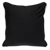Homezia 20" X 20" Blue And White Geometric Cotton Zippered Pillow