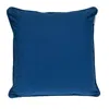Homezia 20" X 20" Blue Geometric Cotton Zippered Pillow