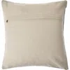 Homezia 20" X 20" Charcoal And White 100% Wool Geometric Zippered Pillow
