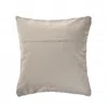 Homezia 20" X 20" Denim Blue And Ivory 100% Cotton Chevron Zippered Pillow