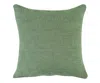Homezia 20" X 20" Forest Green Diamond Cotton Zippered Pillow