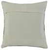 Homezia 20" X 20" Gray And Black 100% Cotton Geometric Zippered Pillow