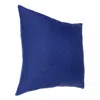 Homezia 20" X 20" Navy Linen Zippered Pillow