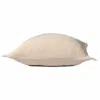 Homezia 20" X 20" Peach And Cream 100% Cotton Zippered Pillow
