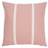 Homezia 20" X 20" Pink Zippered Geometric Indoor Outdoor Throw Pillow