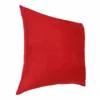 Homezia 20" X 20" Red Linen Zippered Pillow