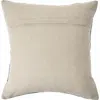 Homezia 20" X 20" Silver And Brown 100% Wool Geometric Zippered Pillow