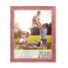 Homezia 20" X 30" Rustic Farmhouse Red Wood Frame