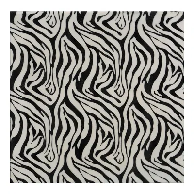Homezia 20" X 4" Black And White Iron Wall Decor