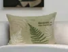 Homezia 20" X 6" X 14" Tropical Green Pillow Cover With Poly Insert