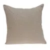 Homezia 20" X 7" X 20" Elegant Transitional Tan Pillow Cover With Poly Insert