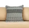 Homezia 20" X 7" X 20" Stunning Transitional Gray Accent Pillow Cover With Poly Insert