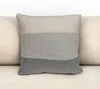 Homezia 20" X 7" X 20" Transitional Tan Cotton Pillow Cover With Poly Insert