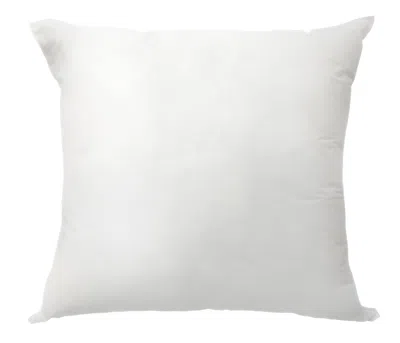 Homezia 22" White Down Feather Throw Pillow Insert