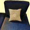 Homezia 22" X 22" Brown Jute Pillow With Unavailable Edges