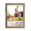 Homezia 18x24 Rustic Smoky Black Picture Frame With Plexiglass Holder