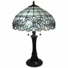 Homezia 23" Dark Brown Metal Two Light Candlestick Table Lamp With White Shade