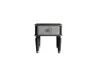 Homezia 24" Charcoal And Light Gray Manufactured Wood Square End Table