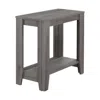 Homezia 24" Gray Console Table With Storage