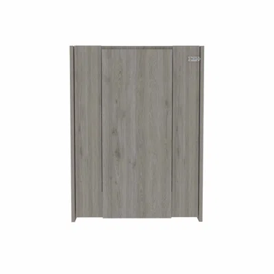 Homezia 24" Light Gray Floating Desk