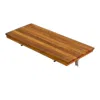 Homezia 24" Premium Wall Mount Teak Shower Bench