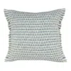 Homezia 24" X 24" Blue Zippered Coastal Indoor Outdoor Throw Pillow