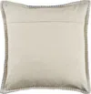 Homezia 24" X 24" Twilight Blue 100% Cotton Zippered Pillow