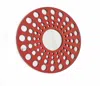 Homezia 24" X 24" X 1" Red Mirrored Wooden - Wall Decor