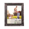 Homezia 24x36 Rustic Smoky Black Picture Frame With Plexiglass Holder