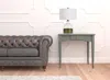 Homezia 25" Nickel Glass Globe Table Lamp With White Drum Shade