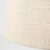 Homezia 26" Beige Lamp Base Led With Champagne Shade