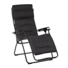 Homezia 26" Black Metal Zero Gravity Chair